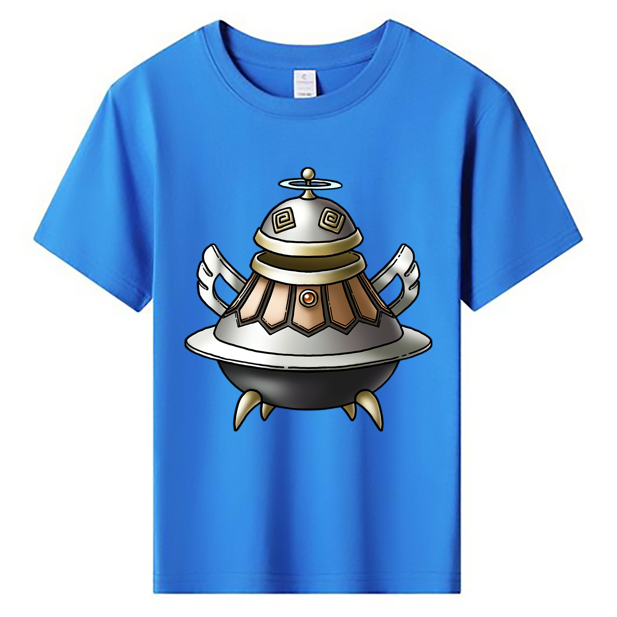 （画像用） ドラゴンクエスト Doragon Kuesuto Dragon Quest 綿100％キッズTシャツ（フロントプリント）